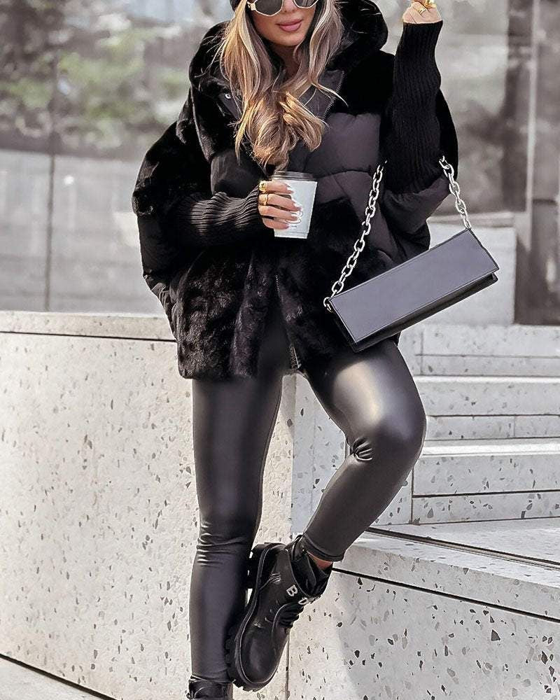Aria – Padded Faux Fur Jacket