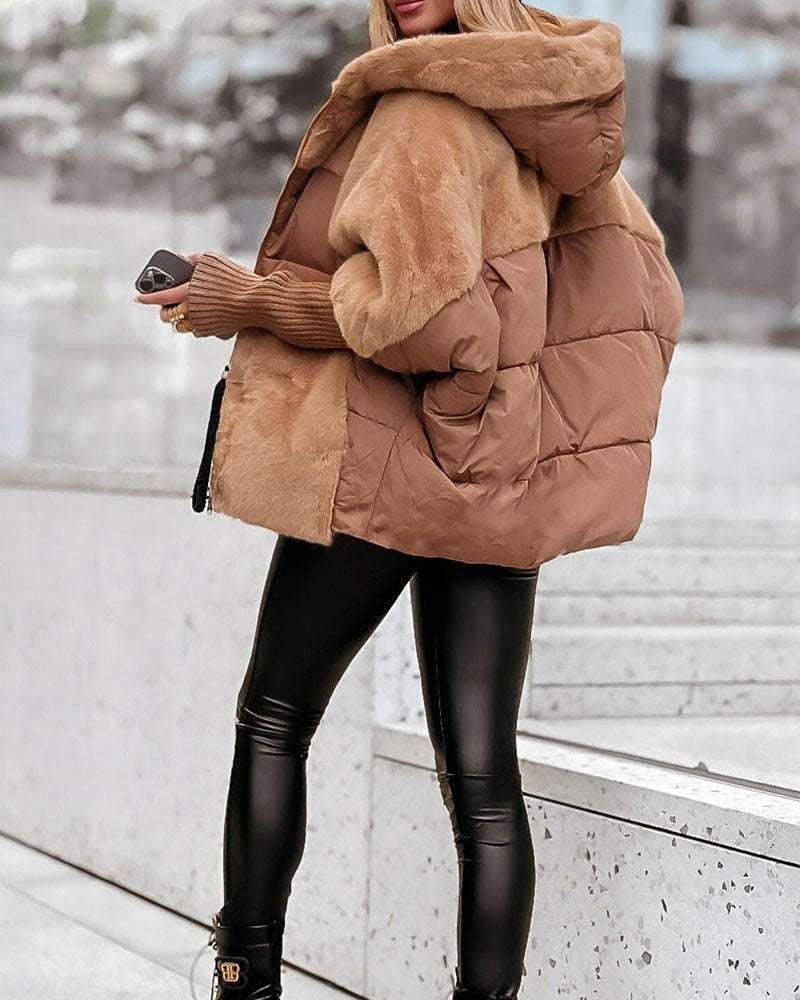 Aria – Padded Faux Fur Jacket