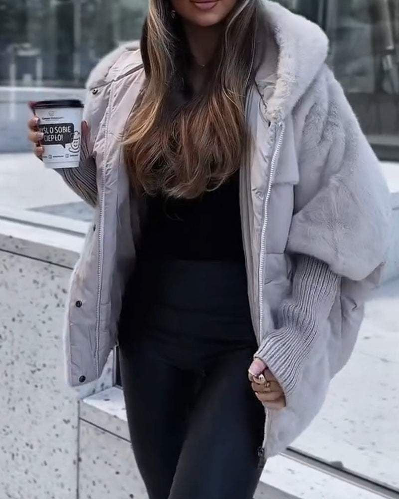 Aria – Padded Faux Fur Jacket