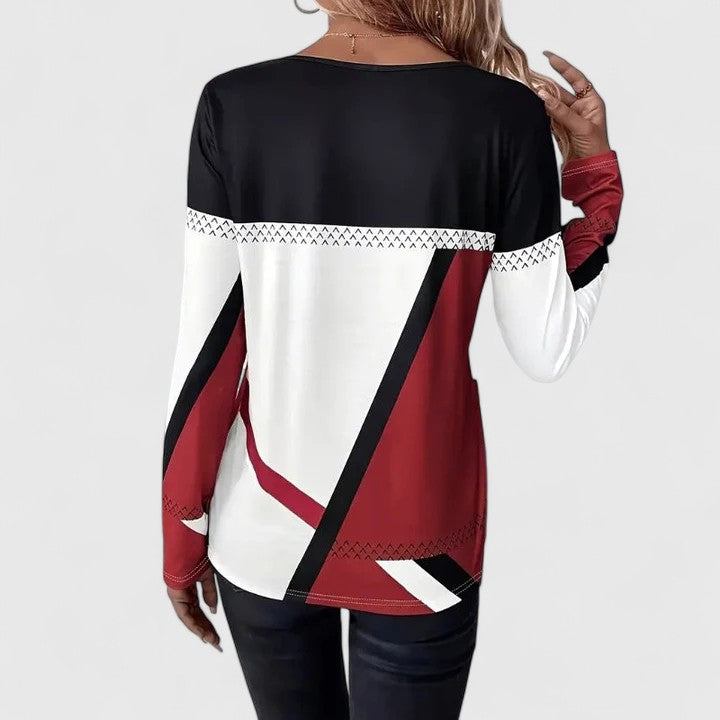 Lena – Top with Graphic Print