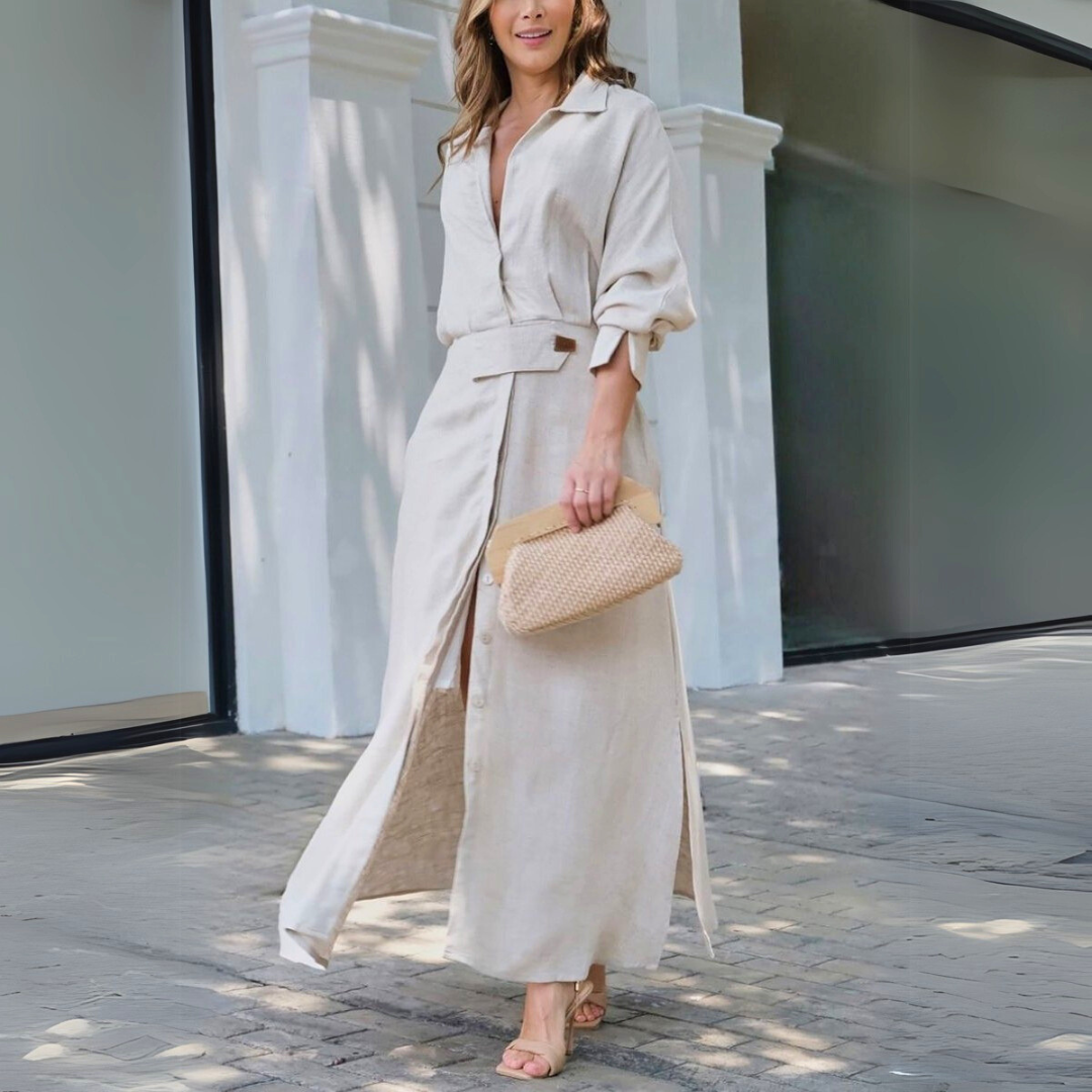 Lina – Dress in Linen Blend