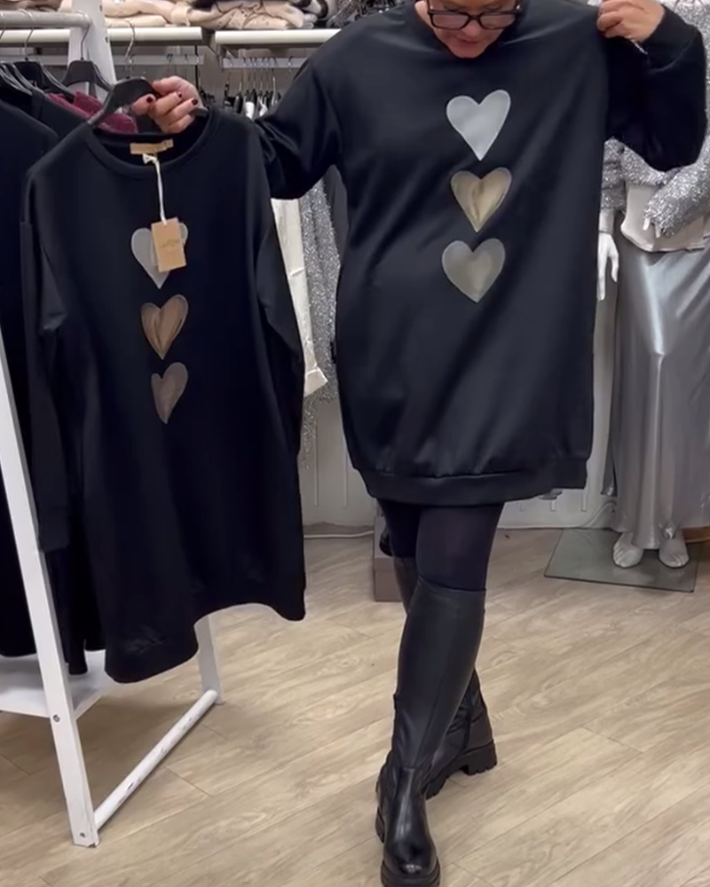 Sophie – jumper with heart details
