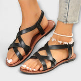 Deborah - Women's Sandals with Light Cross Strap