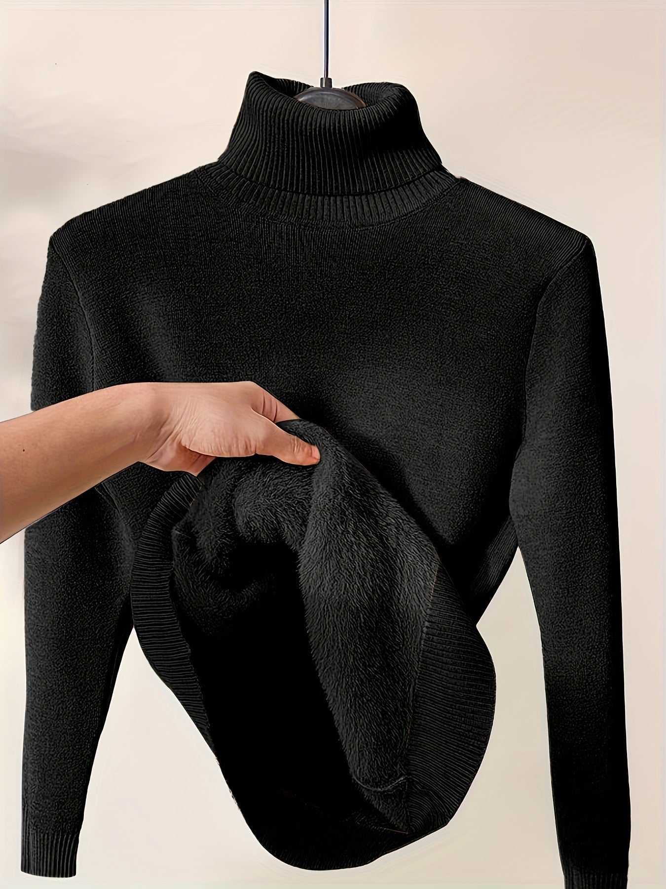 Zella – Fleece lined turtleneck jumper