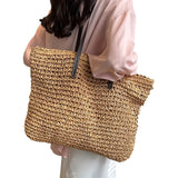 Lora - Woven Tote Bag