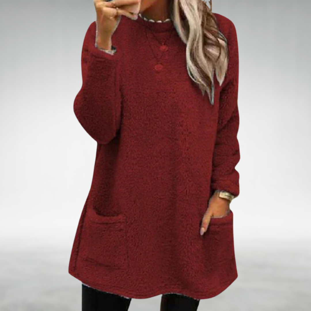 Nora – Fleece Jumper with Pockets