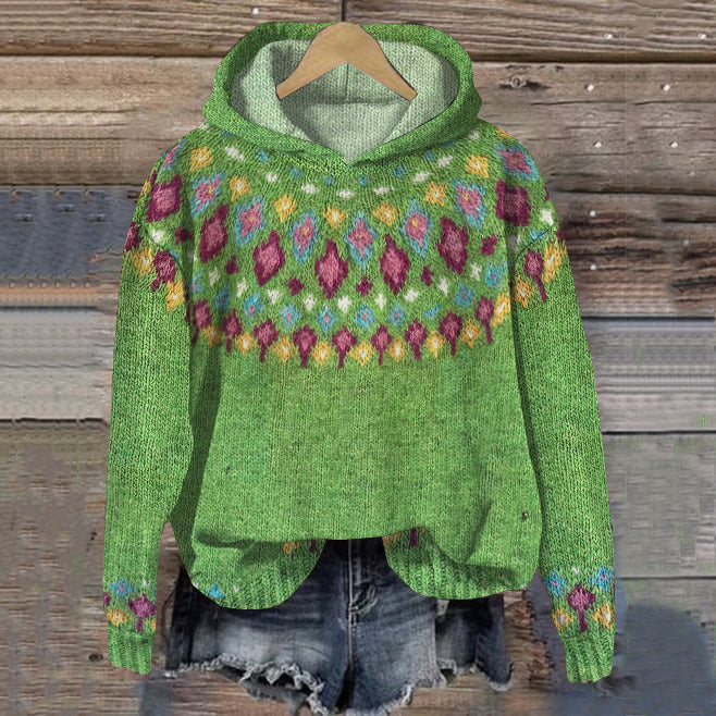 Freya – Knit Hoodie