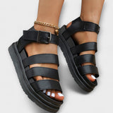 Renee – Sandals with Multiple Straps and Buckle
