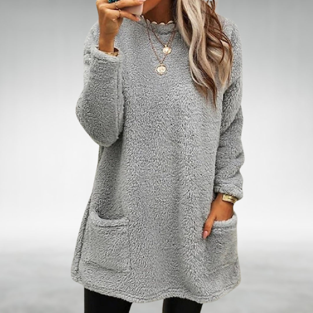 Nora – Fleece Jumper with Pockets
