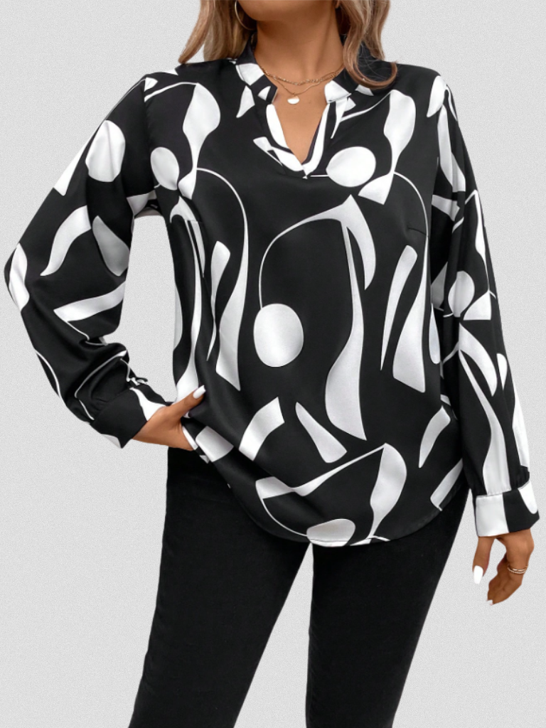 Adele – Abstract Blouse