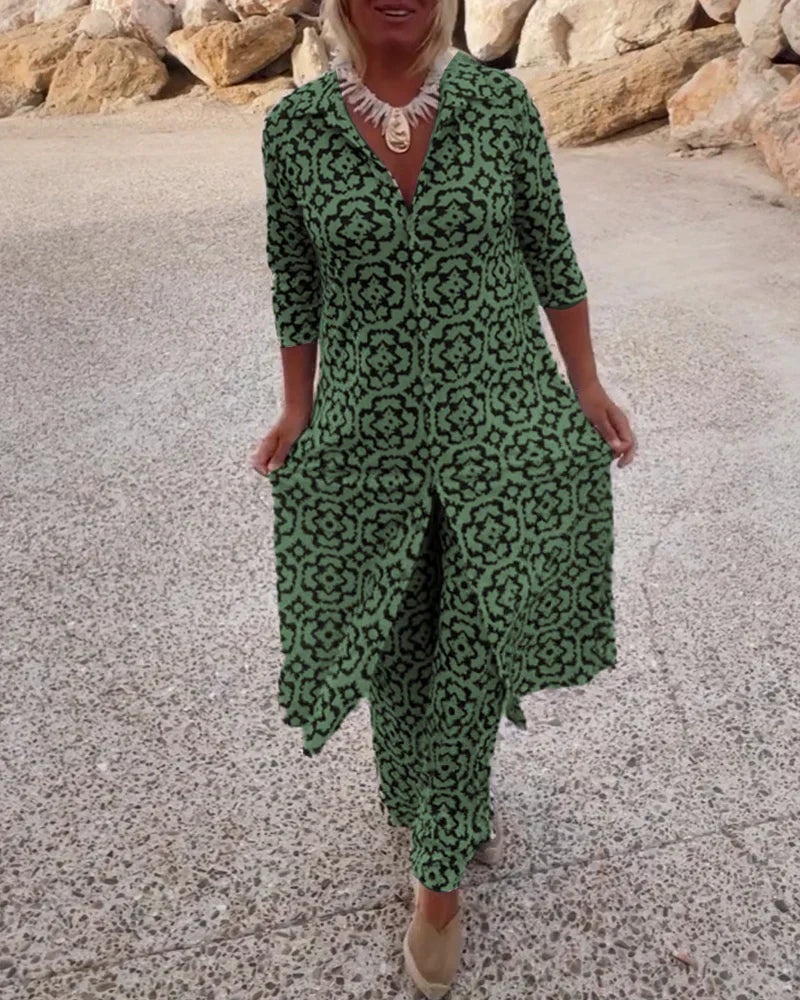Sari – Set with Button Closure