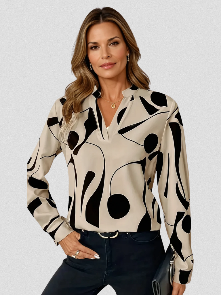 Adele – Abstract Blouse