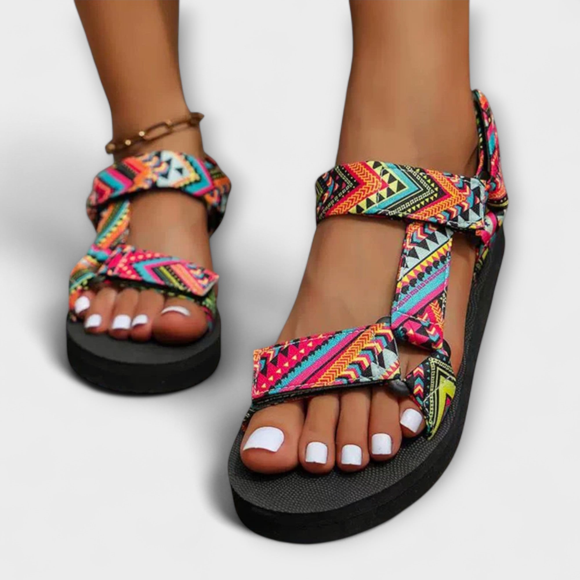 Summer Flat Women's Sandals Made of Hemp Rope