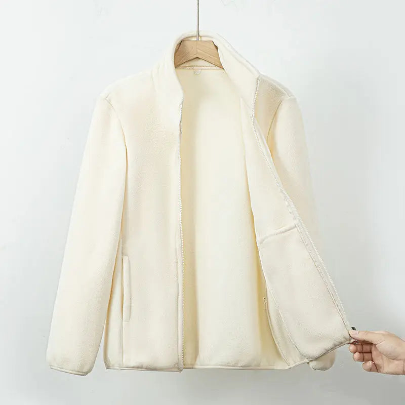 Nora – Soft fleece jacket with zip fastening