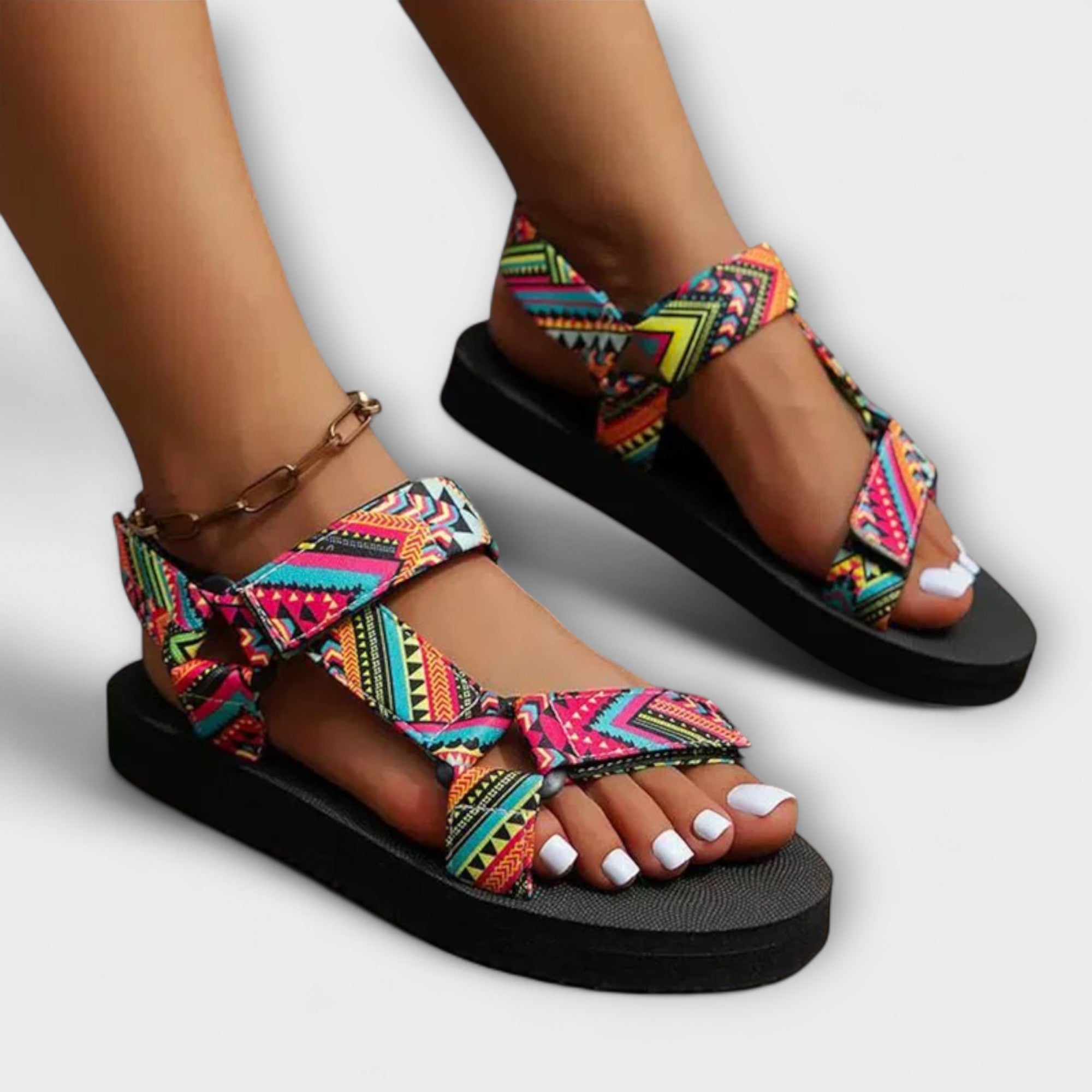 Summer Flat Women's Sandals Made of Hemp Rope