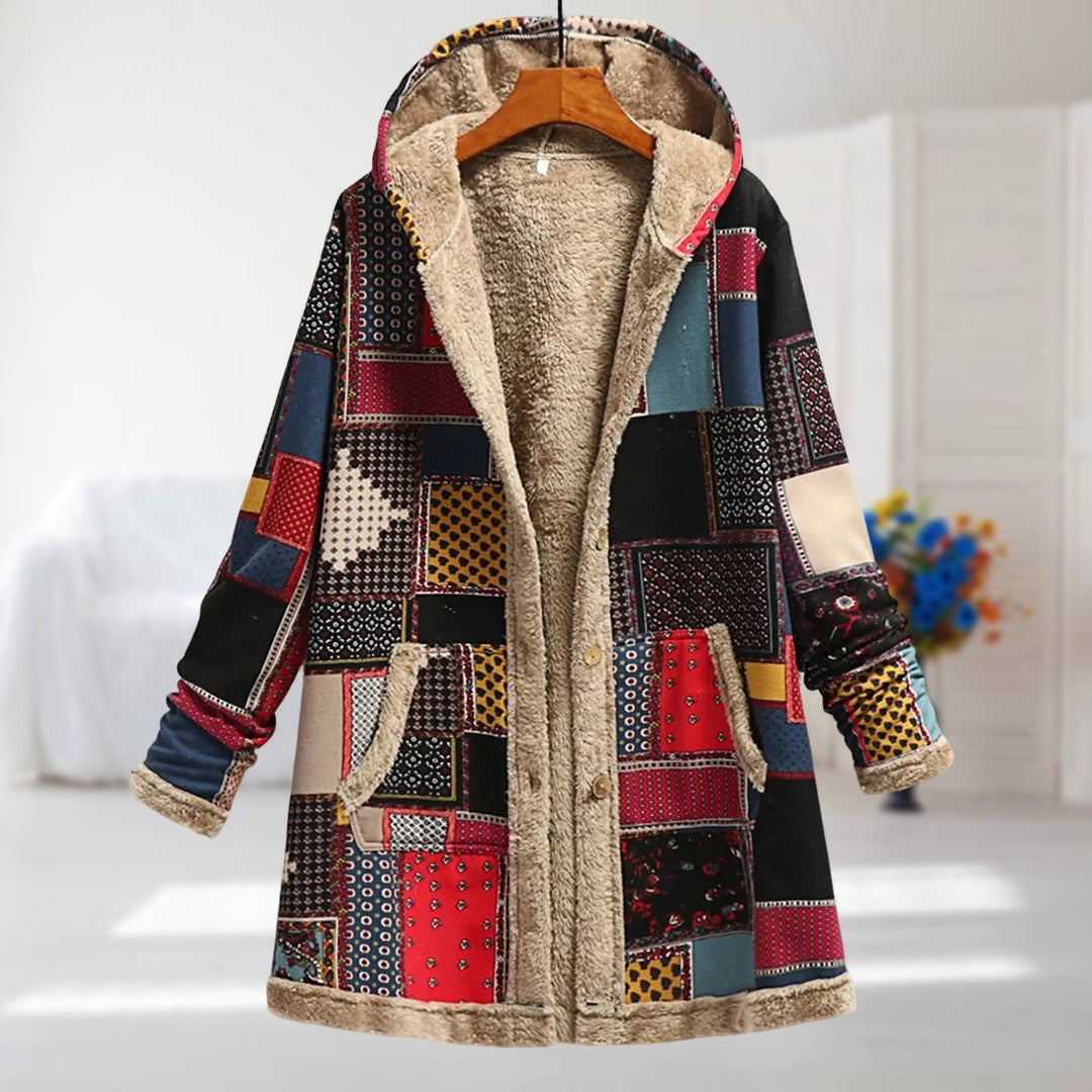 Flora – Fleece Lined Floral Jacket