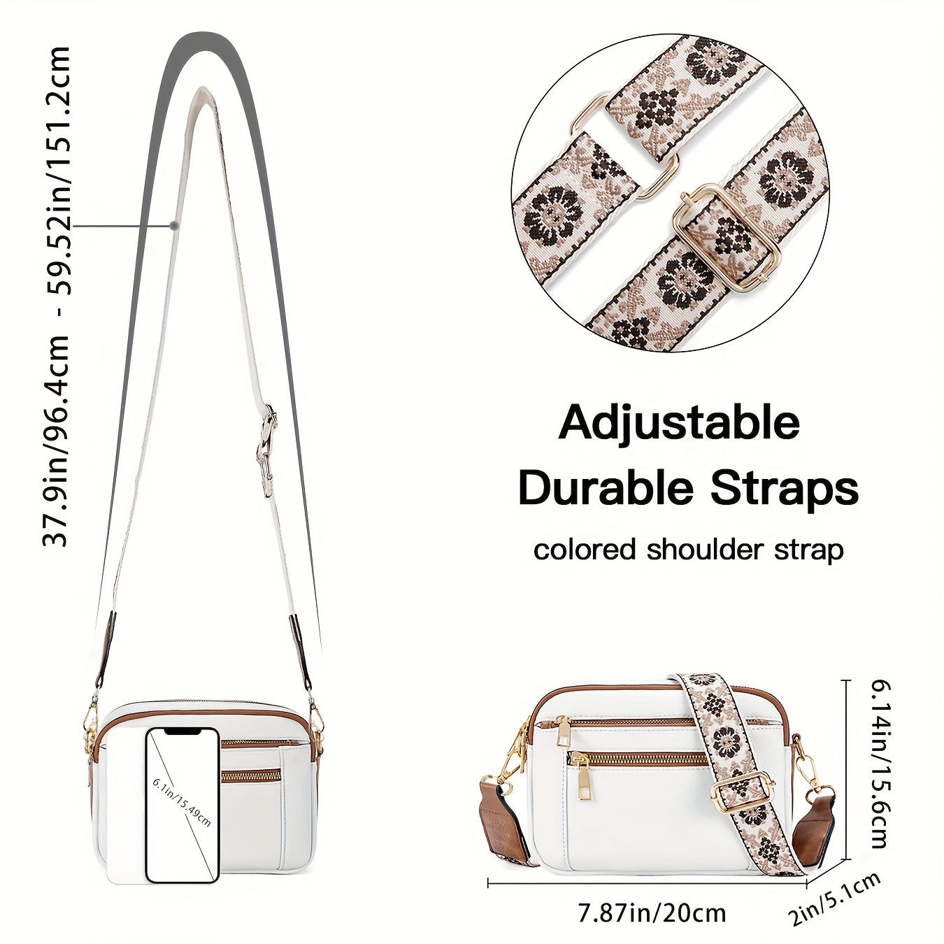Lora. - Crossbody Bag Made of Vegan Leather