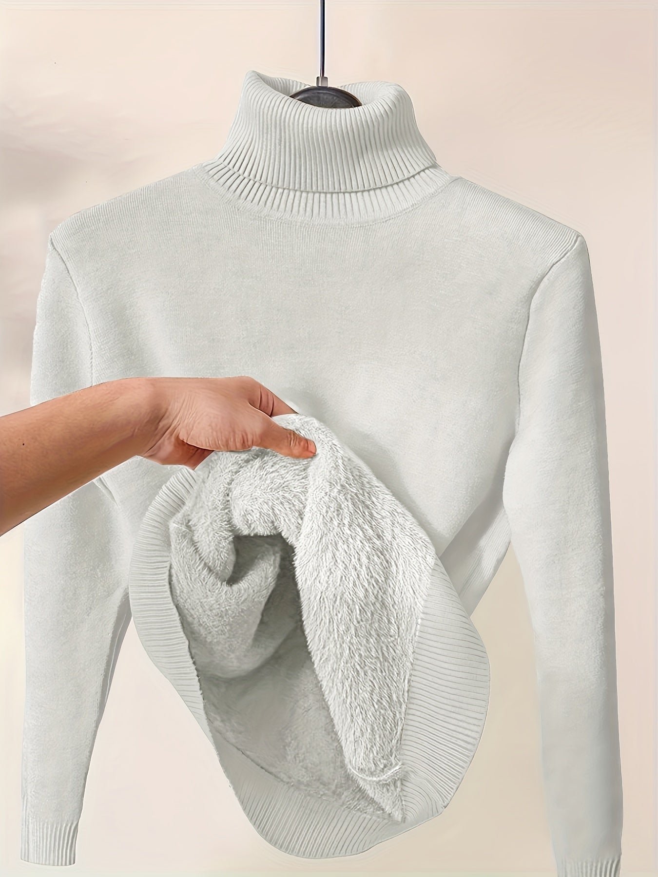 Zella – Fleece lined turtleneck jumper