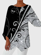 Alayah™ | Elegant Crew Neck Top