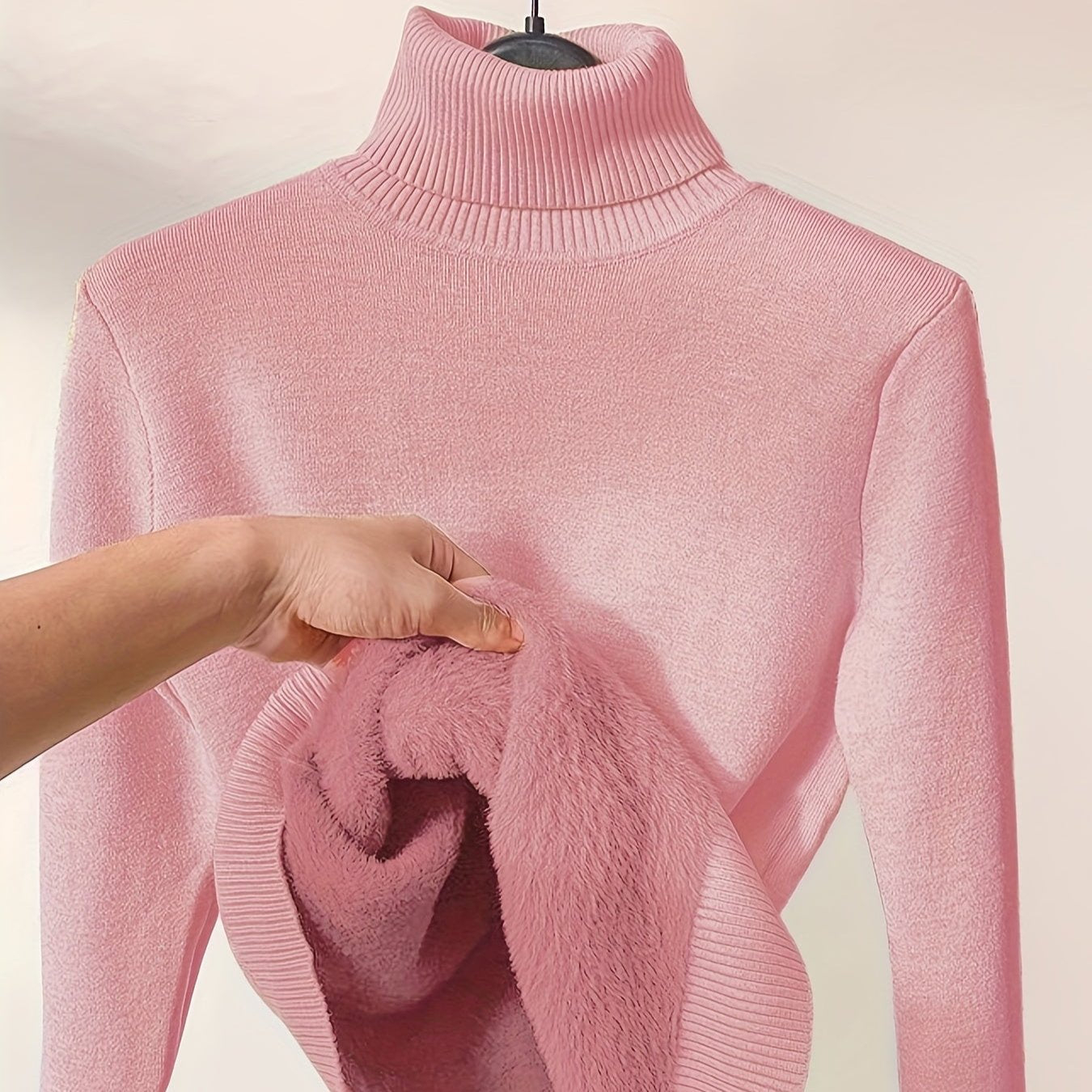 Zella – Fleece lined turtleneck jumper