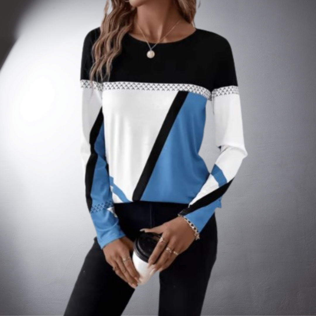 Lena – Top with Graphic Print