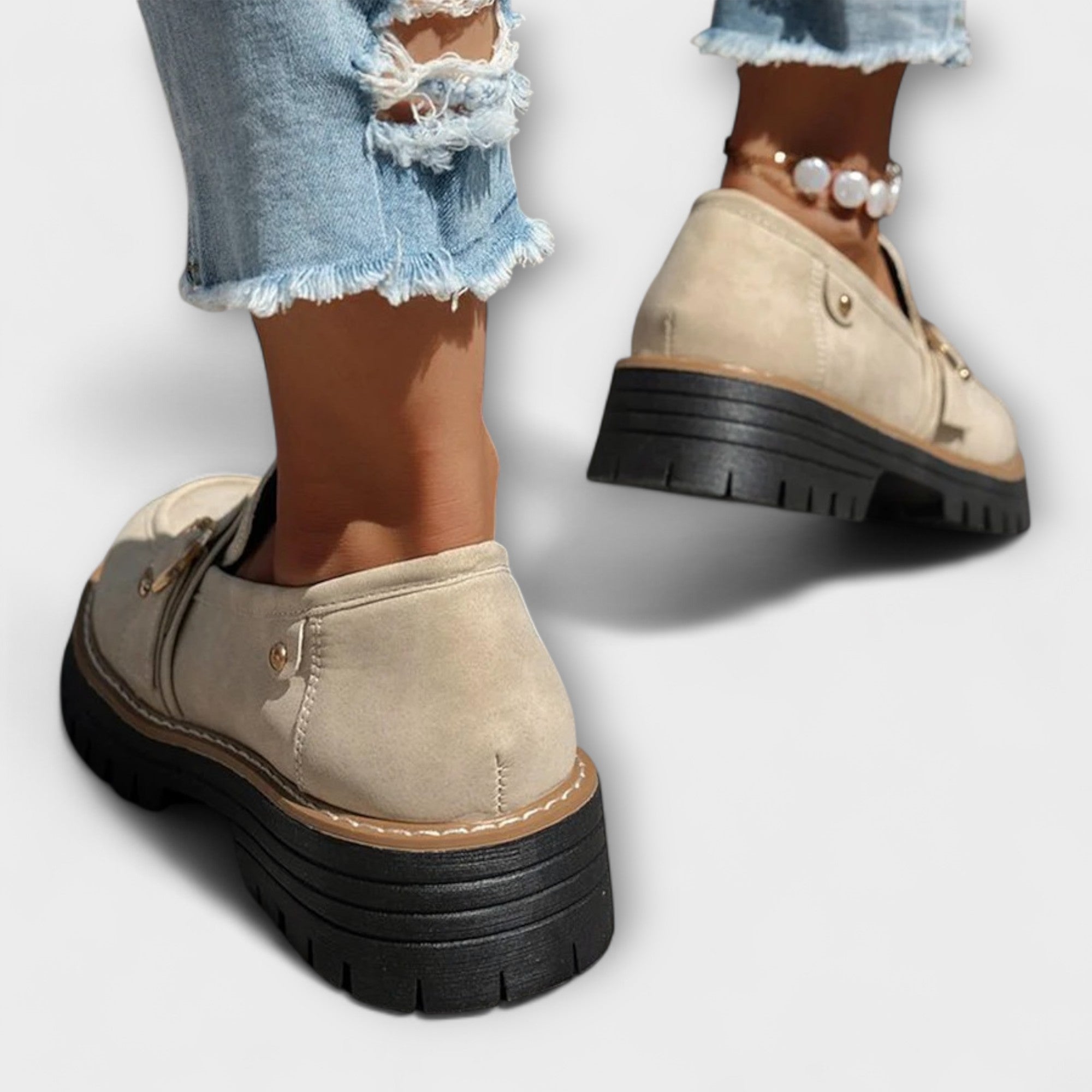 Lora – Casual Loafers with Round Toe