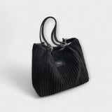 Lora. - Soft Cord Shoulder Bag