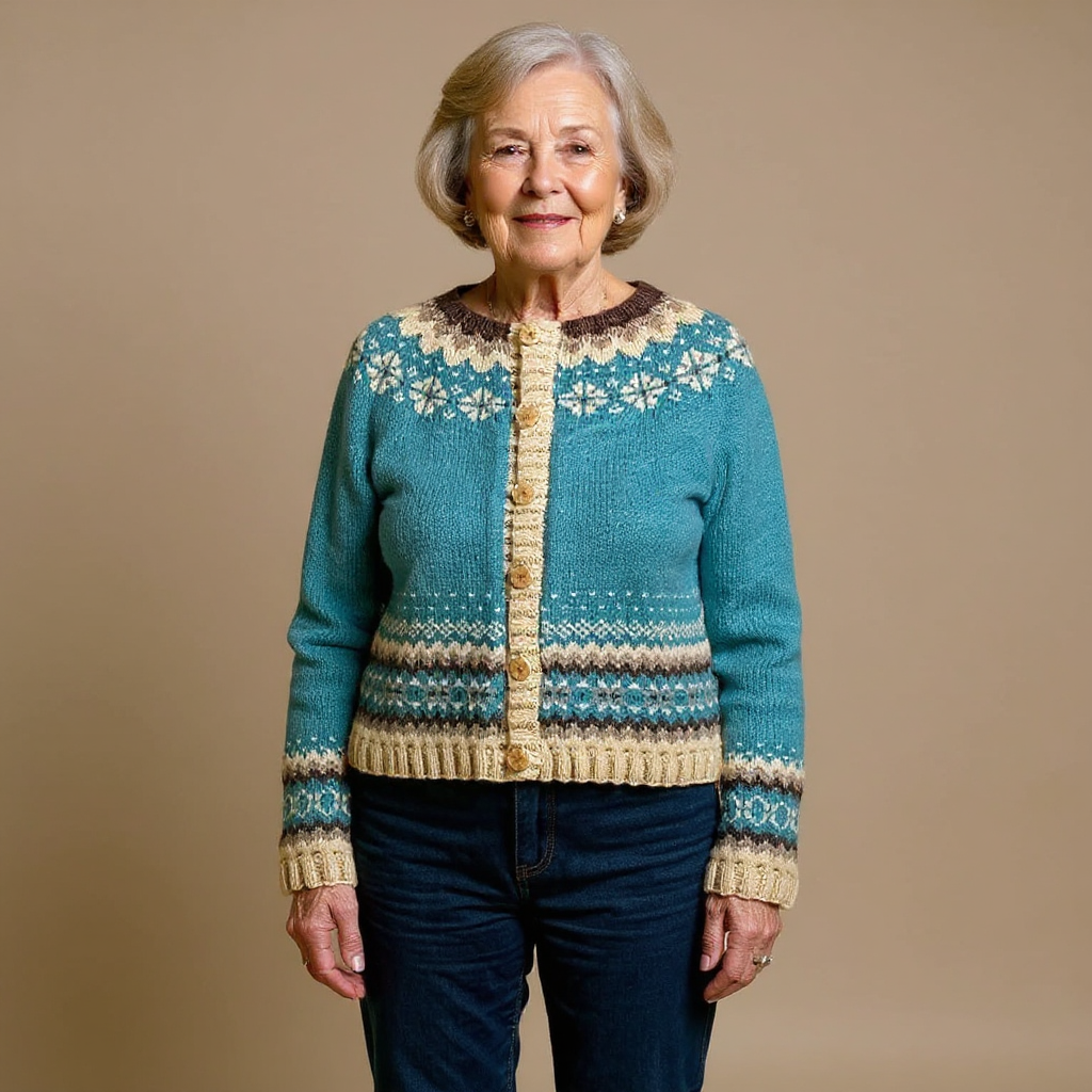 Allaira | Vintage Icelandic Wool Cardigan