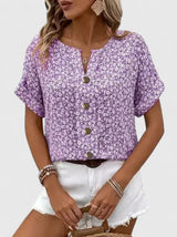 Sabine - Elegant Floral Summer Top