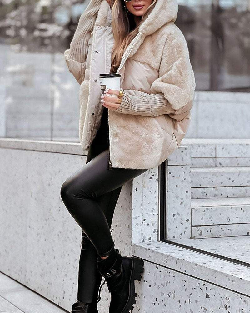 Aria – Padded Faux Fur Jacket