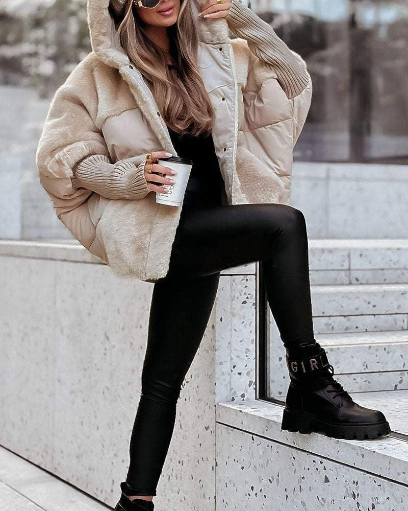 Aria – Padded Faux Fur Jacket