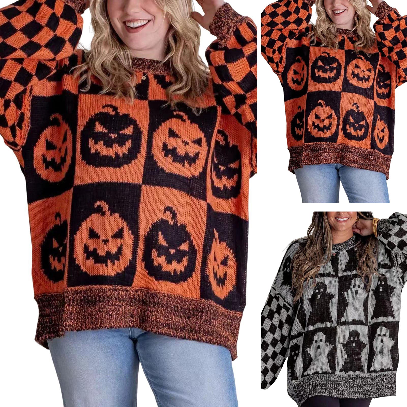 Mila – Knitted Halloween Jumper