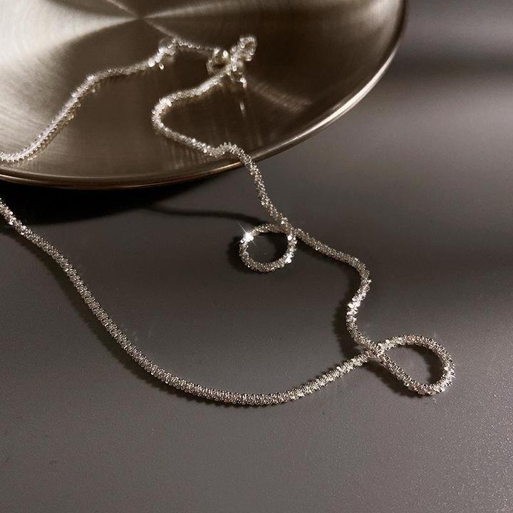 Starry Night Necklace Silver Set