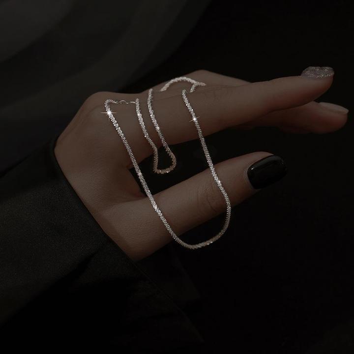 Starry Night Necklace Silver Set