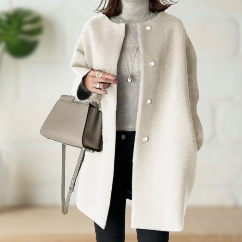 Isabelle – Elegant wool blend coat