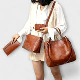 Lora. - 4-Piece Vintage Bag Set
