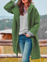 Faye – Jacket with buttons and hood