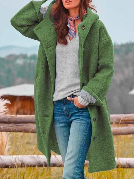 Faye – Jacket with buttons and hood