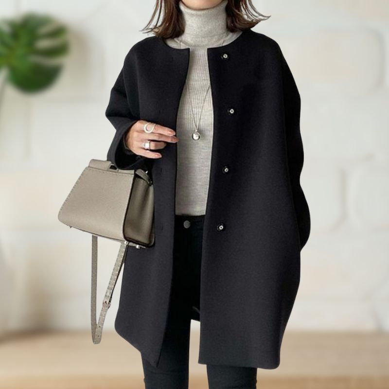 Isabelle – Elegant wool blend coat