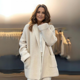 Irene – Wool blend knitted coat