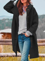 Faye – Jacket with buttons and hood