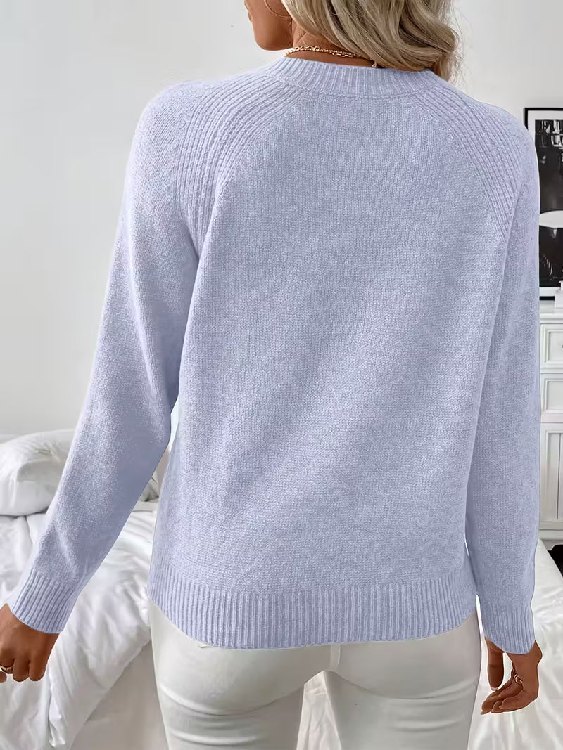 Clara – Button Detail Knit jumper