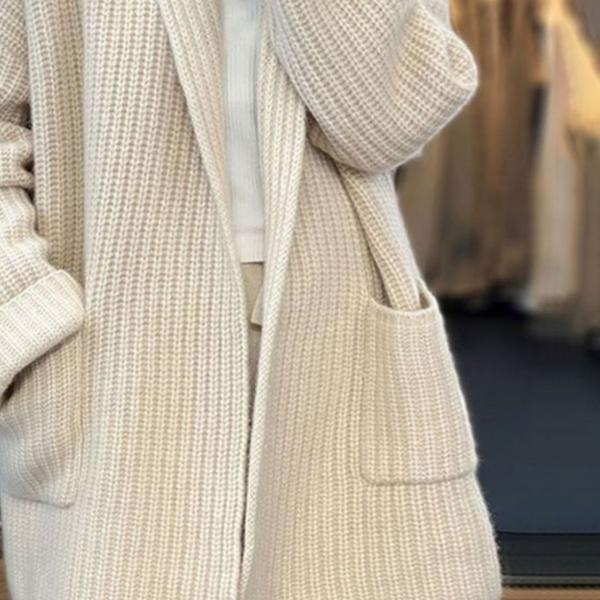 Irene – Wool blend knitted coat