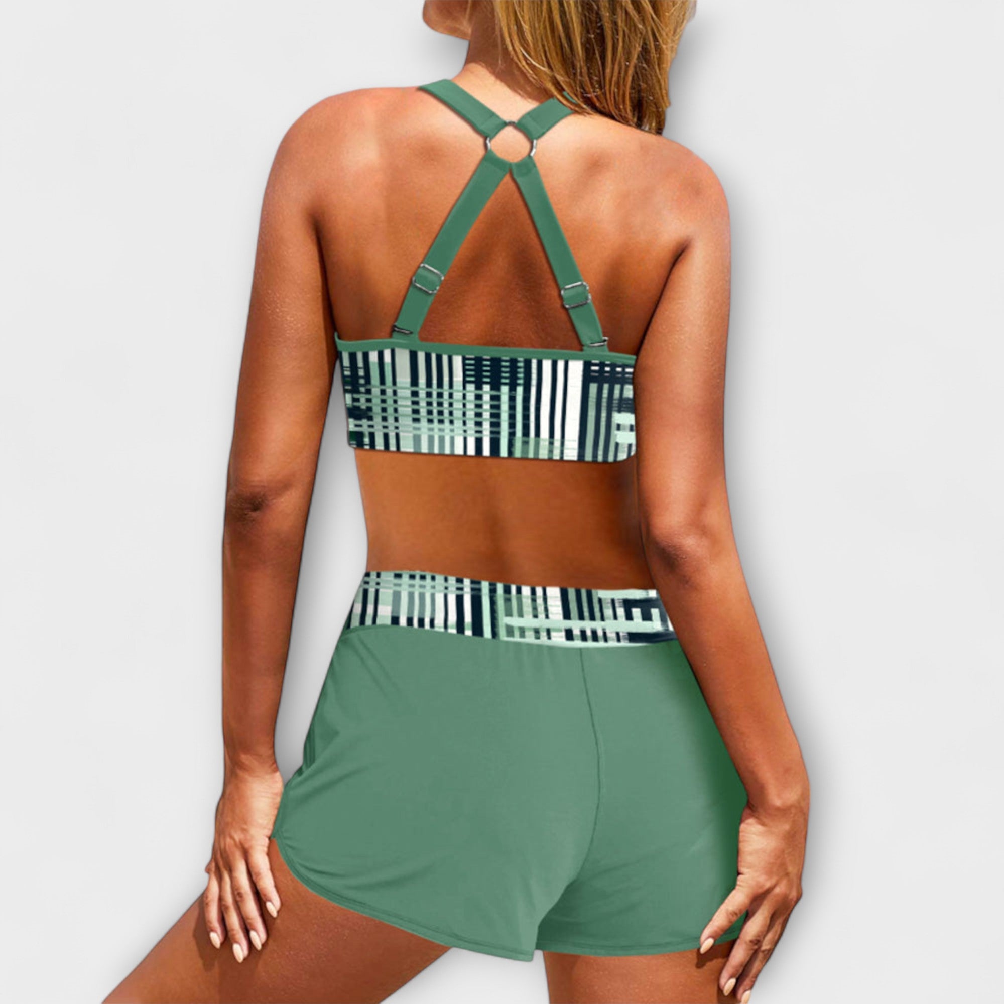 Janelle - Ribbed High-Waisted Bikini