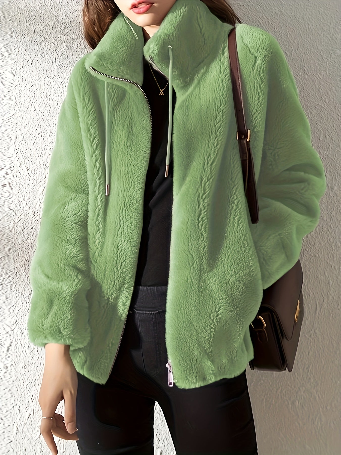 Alina – Soft Teddy Coat
