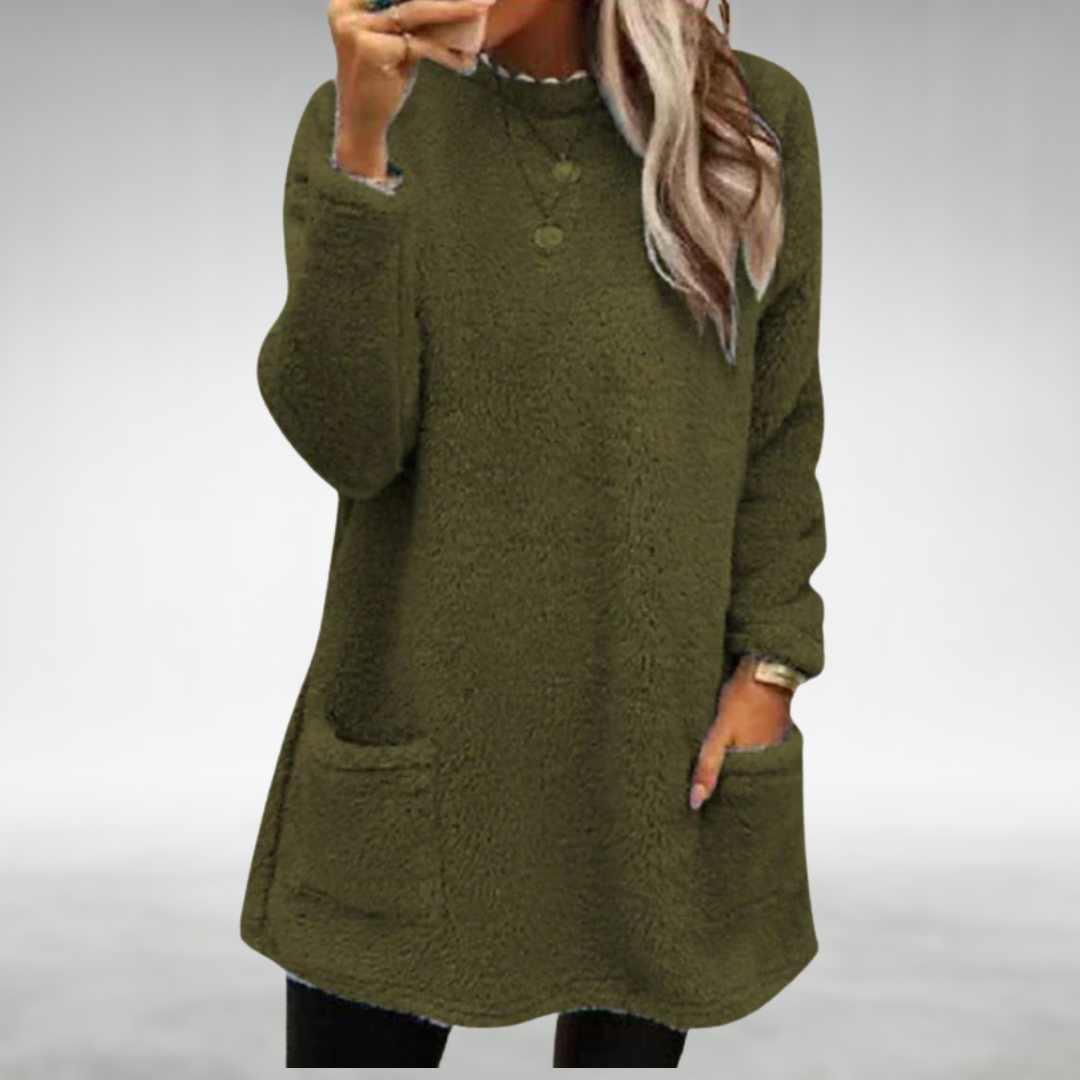 Nora – Fleece Jumper with Pockets