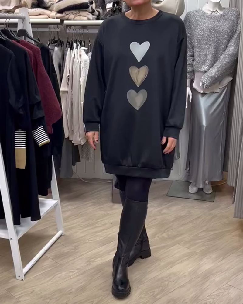 Sophie – jumper with heart details