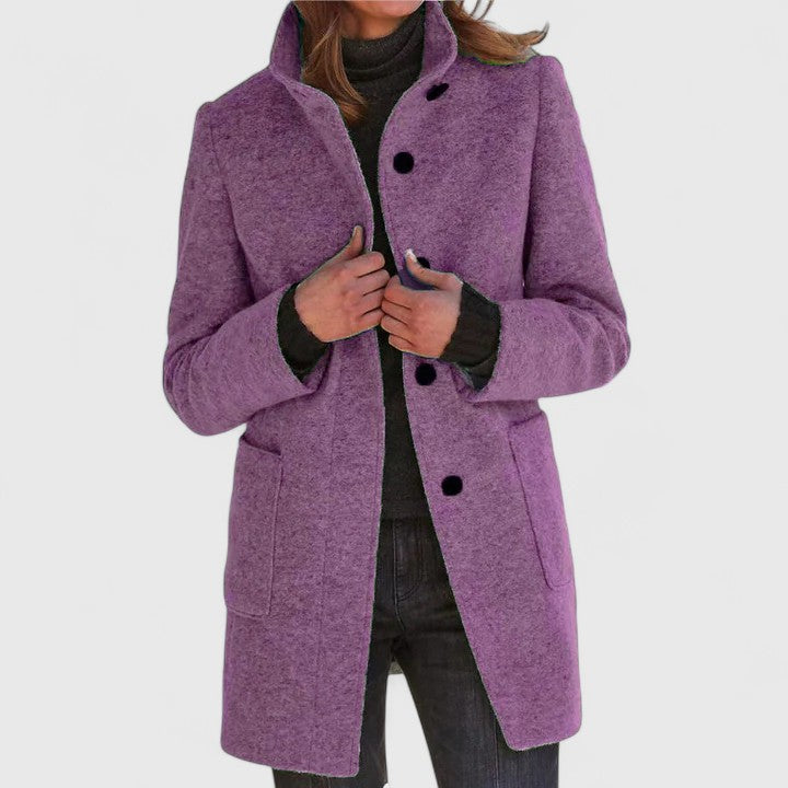 Elena – Classic jacket in wool blend