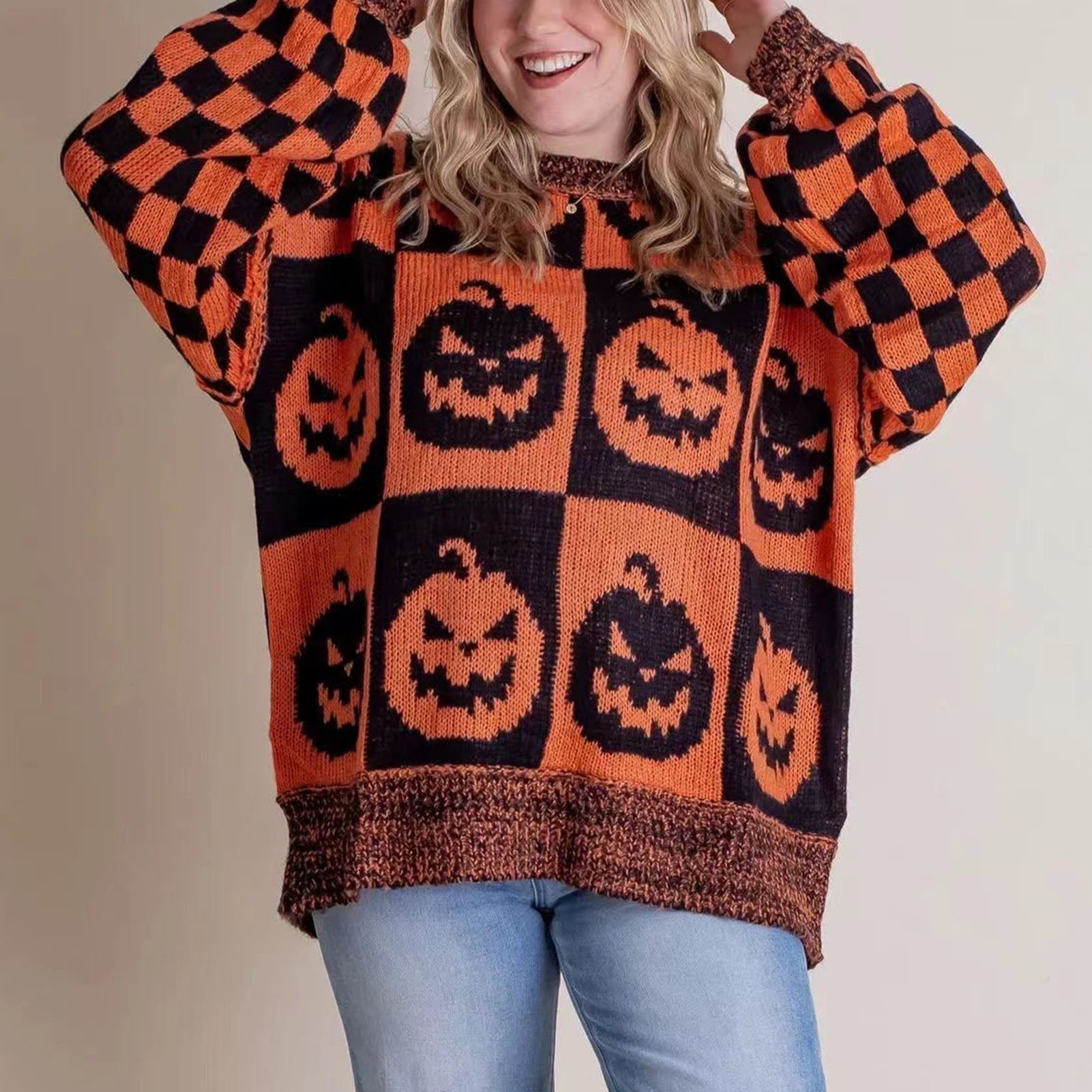 Mila – Knitted Halloween Jumper