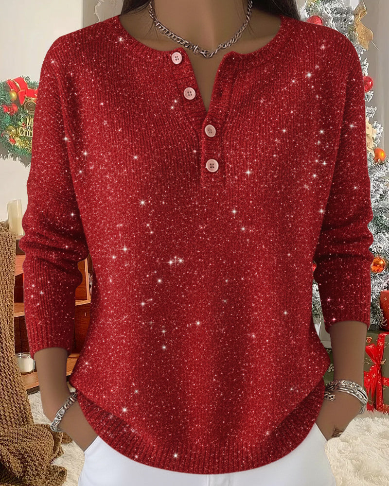 Noor – Jumper with Button Detail